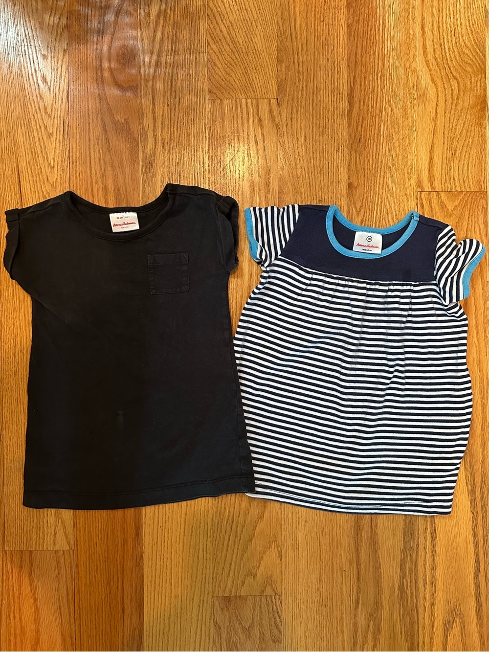 Two Hanna Andersson cotton dresses